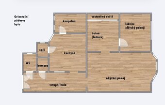 Pronájem, byt 2+1, 80 m2, Moravská Ostrava, ul. Kostelní - 5