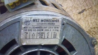 Elektromotor 1fázový 230V, vícepólový, 2750/450ot. - 5