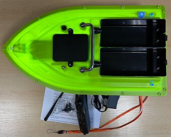 Zavážecí loďka s GPS, baterie 12000mAh - JEDNORUČNÍ OVLADAČ - 5