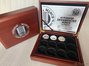 Malé plato pro 500,- stříbrné mince ČNB v kapsli 45mm - 5