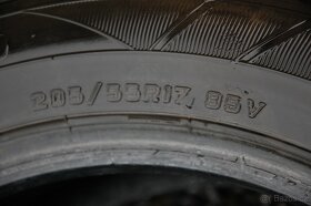Celoroční pneu 205/55R17 FALKEN,vzorek 2x6,5mm a 1x7mm - 5