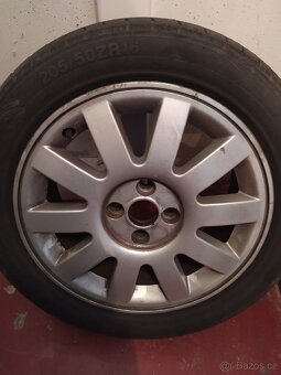 Disky a letní pneu Renault Scénic I, 205/50 r16 - 5