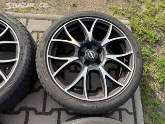 4x al kola 5x105 18 + pneu letní 225/40 R18 - 5