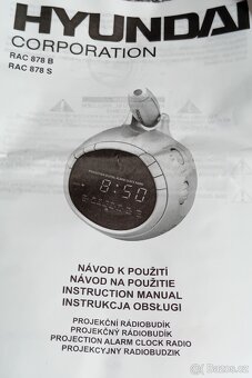 Radiobudík Hyundai RAC 878BG Projection černý - 5