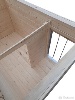 Psí bouda Masiv (žádné OSB desky), 6 velikostí - 5