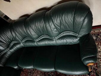 Luxusní rohová italská kožená sedací souprava,5270 - 5