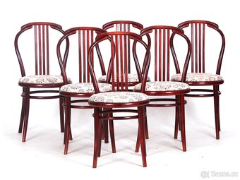 Populární jídelní židle české výroby TON, 4-6 ks. - 5