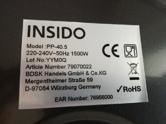 Insido elektrická pánev - 5