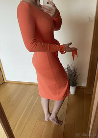 Nové meruňkové pouzdrové šaty  Parissa Ralph Lauren 40 - 5