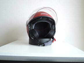 Helma na moto G20 - červená matná - 5