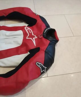 Alpinestars Octane-Dámská(Dětská) kožená moto kombinéza - 5