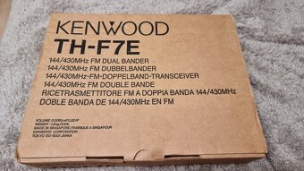 Kenwood TH-F7E v perfektním stavu – rarita - 5