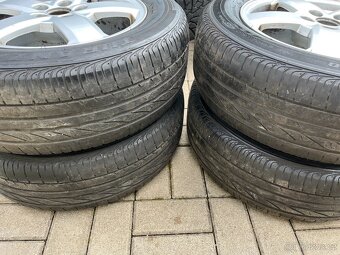 4x alu disky 5x100 R15, letní pneu - 5