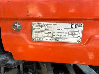 Prodám minibar Kubota U27-4 - 5