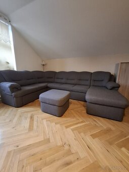 Rohová rozkládací sedačka - 5