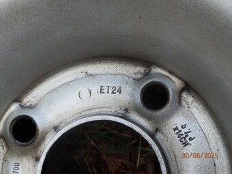 4xPlechové disky na CITROEN 14tky. ET24 300kč všechny. - 5