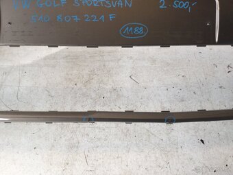 Přední nárazník VW Golf Sportsvan 510807221F - 5