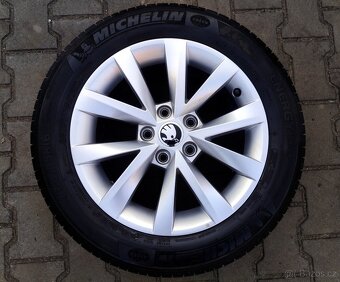 Alu kola originál Škoda Octavia III 5x112 R16 Alcatras - 5