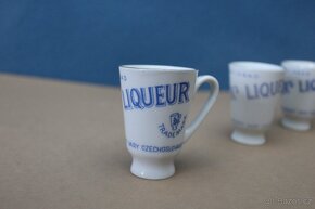 PRODÁNO - Porcelánové likérky Jan Becher - 4ks - 5
