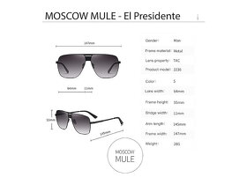 ZÁRUKA, NOVÉ: MULE El Presidente, polarizační sluneční brýle - 5