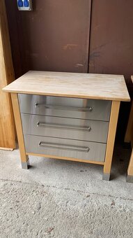 Ikea komoda s nerezovými šuplíky - kuchyn Varde - 5