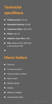 Čistička vzduchu ETA PURIS - 5