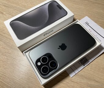 Apple iPhone 15 Pro 128gb černý titan-komplet,záruka,2xkry - 5