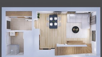 Prodej bytu 3KK se zahrádkou, novostavba - 5