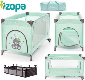ZOPA Cestovní postýlka s polohováním - 5