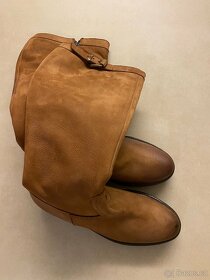 kožené kozačky nové vel. 36 - 5