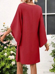 Dámské červené šaty - 5