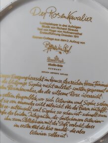 Nádherný velky sběratelsky porcelánový talíř od Rosenthal - 5