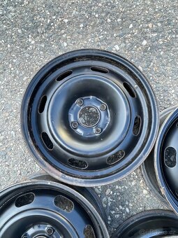 Plechové disky 4x108 R15 Citroen Peugeot - 5