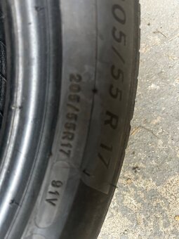 Letní pneumatiky Michelin 205/55R17 zánovní - 5