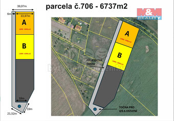 Prodej pozemku k bydlení, Písek, Smrkovice - 5