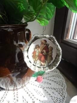 baňky - vánoční dekorace k zavěšení - 5