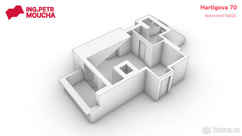 Byt 1+kk s terasou v revitalizovaném bytovém domě - 5