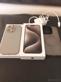 iPhone 15 pro Natural Titan 128GB - 5