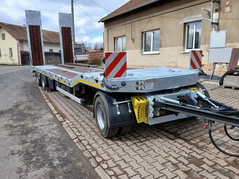 Přívěs na kompresor, vrtná souprava, harvestor, bagr, - 5