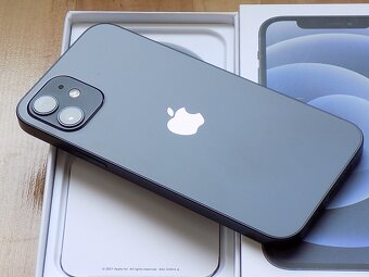 APPLE iPhone 12 64GB Black - ZÁRUKA - KOMPLET - 5