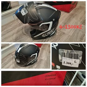 Helmy na motorku, motocross, enduro, otevřené, integral - 5