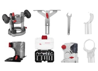 Aku horní frézka peformance 3v1 v kufru - 5