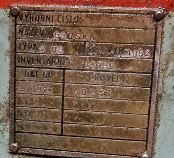 Bruska hrotová 2 UB (15025.) - 5