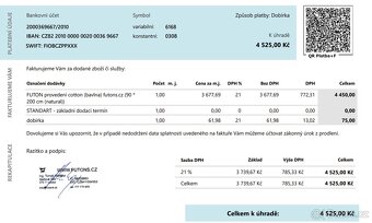 Zánovní bavlněný futon 90x200 - 5