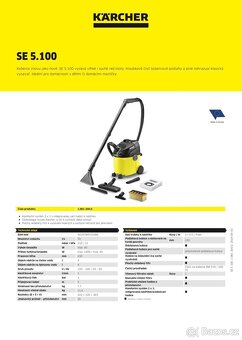 Půjčím tepovač Kärcher SE 5.100 - 5