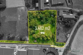 Prodej pozemku pro bydlení, 3 462 m2, okraj obce, Podolí u B - 5