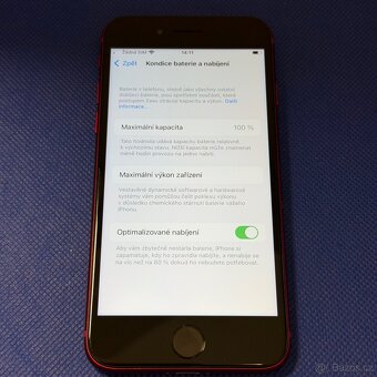 iPhone SE2020 64GB Red,nová baterie 100% - 5
