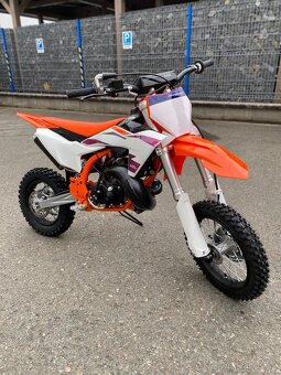 Dětský pitbike 50ccm 12/10 oranžová - 5