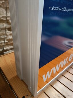 Světelný reklamní panel BOX jednostranný 90×90cm se zářivkou - 5