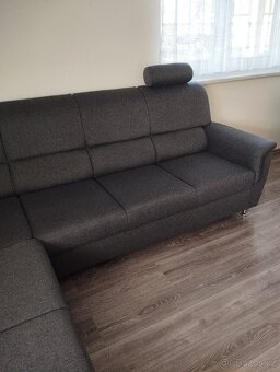 Rozkládací sedací souprava s křeslem a taburetem - 5